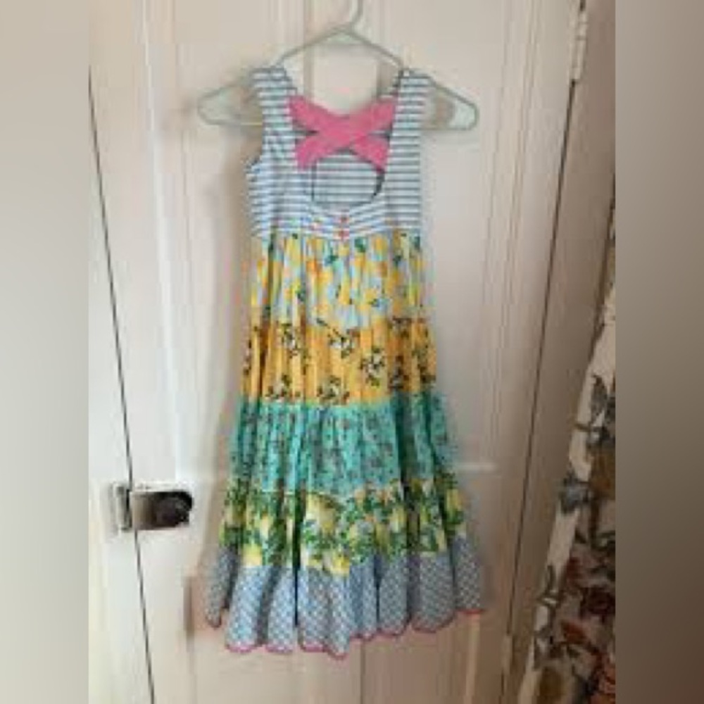 New Matilda Jane Brand Sweet Treat Maxi Dress Girls Teen Size 12 Floral Flower - Picture 8 of 15